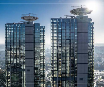 Seafront apartments for sale in Istanbul in ÇİFTÇİ TOWERS project