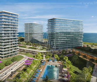 Apartments for sale on the seafront in Istanbul, Zeytinburnu - The Blue Beach Project