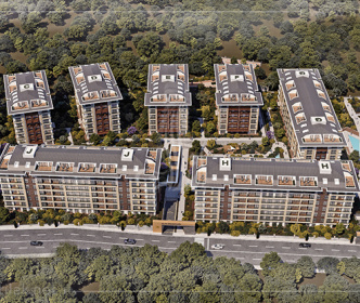 Apartments for Sale on the Istanbul Coast in Effendi Center 1405 Project Suitable for Citizenship